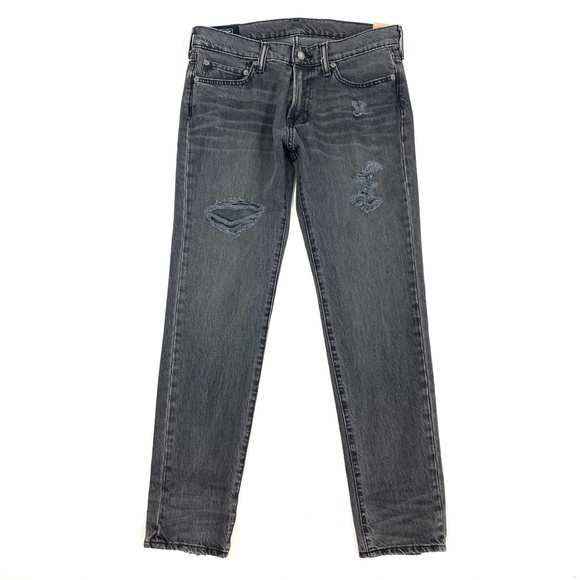 Abercrombie & Fitch Other - A&F Destroyed Felix Super Skinny Black Denim Jeans
